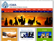 Tablet Screenshot of iswa-perth.org